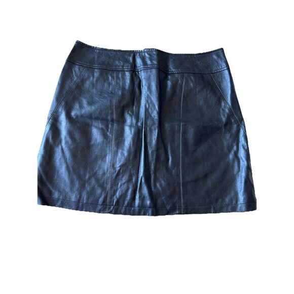 Y2K Hot Topic Faux Leather Mini Skirt Zip Up Cat Punk Goth Emo Cheetah M - Picture 13 of 13